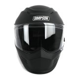 Simpson Speed Bandit Series Helmets SPBXL3 Helmet, Series, Full Face, EPS Liner, Matte Black, ECE approved, X-Large, Each thumbnail 2