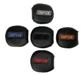 Simpson Door Latch Pads 2021K Components, Pads, Black Logo, Pair thumbnail 1