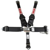 Simpson Ratchet 5-Point Harness SB51203 Harness, Complete, Latch, Individual-Type, Ratchet, Bolt-In, Floor/Roll Bar Mount, Black, Each thumbnail 3
