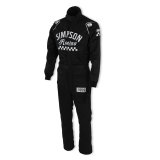 Simpson Checkers Racing Suits CK02321 Driving Suit, Checkers, One-piece, Double Layer, Nomex, Black/White, SFI 3.2A/5, Men's Large, Each thumbnail 6