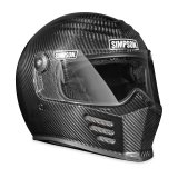 Simpson Motorcycle Outlaw Bandit Carbon Fiber Helmets OB3C2X Helmet, Bandit, Full Face, Fiber, Snell M2020, 2X-Large, Each thumbnail 1