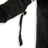 Simpson Racing Classic SFI-5 Jackets C402314 Driving Jacket, Double Layer, Satin/Twill, Nomex®, Large, Black with White Stripes, with Arm Restraints, Each thumbnail 2