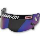Simpson Replacement Helmet Shields VPR03 Shields, Replacement, Iridium, Viper, Each thumbnail 3