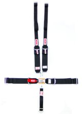 Simpson Latch & Link 5-Point Harness 29063BKH Harness, Complete, Latch, Individual-Type, Bolt-In, Floor/Roll Bar Mount, Black, Each thumbnail 2