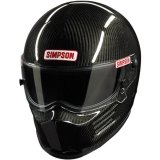 Simpson Carbon Bandit Series Helmets 720002C Helmet, Bandit, Full Face, Fiber, Snell SA2020, Medium, Each thumbnail 1