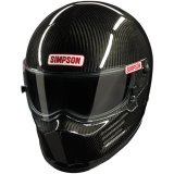 Simpson Carbon Bandit Series Helmets 720002C Helmet, Bandit, Full Face, Fiber, Snell SA2020, Medium, Each thumbnail 3