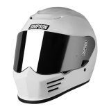 Simpson Speed Bandit Series Helmets SPBXL1 Helmet, Series, Full Face, EPS Liner, Gloss White, ECE approved, X-Large, Each thumbnail 1