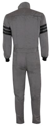Simpson Racing Classic SFI-5 Driving Suits C405311 Suit, SFI-5, One-piece, Two Layers, Nomex®, Gray/Black, SFI 3.2A/5, Men's Large, Each thumbnail 2