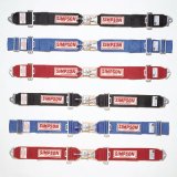Simpson Latch & Link Lap Belts 2-Point Harness 29020P Harness, Belt, link, Floor Mount, 55.0 in. Length, 3 in. Width, Platinum, Each thumbnail 1