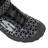 Simpson Pit Dominator Crew Shoes PD600K Shoes, Dominator, Mid-Top Style, Black/Silver, US Men's Shoe Size 6, Pair thumbnail 1