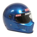 Simpson SA2020 Super Bandit Series Helmets 7210035 Helmet, Bandit, Full Face, Gloss Blue, Snell SA2020, Large, Each thumbnail 1