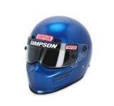 Simpson SA2020 Super Bandit Series Helmets 7210035 Helmet, Bandit, Full Face, Gloss Blue, Snell SA2020, Large, Each thumbnail 3