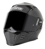 Simpson MOD Bandit Series Helmets M59LC Helmet, Ghost Bandit, Modular, Polyester Liner, Matte Carbon Fiber, Large, Each thumbnail 7