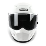 Simpson Speed Bandit Series Helmets SPBXX1 Helmet, Bandit, Full Face, White, Gloss Finish, 2X-Large, Each thumbnail 2