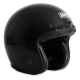 Simpson Chopper Series Helmets CHOP2XL Helmet, Series, Open Face, Black, Gloss, DOT-Approved, X-Large, Each thumbnail 2
