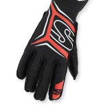 Simpson Magnata Racing Gloves MGMR Driving Gloves, Gloves, One Layer, Nomex®, Black/Red, FIA 8856-2018, SFI 3.5/5, Medium, Pair thumbnail 3