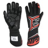 Simpson Magnata Racing Gloves MGMR Driving Gloves, Gloves, One Layer, Nomex®, Black/Red, FIA 8856-2018, SFI 3.5/5, Medium, Pair thumbnail 6