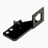 JET 700R4 Adjustable TV Cable Brackets 700225 Bracket, Steel, Black, Chevy, 700R4, Holley, Edelbrock, Carter, Each thumbnail 1