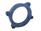 JET Powr-Flo Throttle Body Spacers 62143 Spacer, Powr-Flo, Aluminum, Blue Anodized, Cadillac, Chevrolet, GMC, Hummer, 5.3/6.0/6.2L, Each thumbnail 2