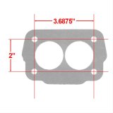 JET Rochester 2G Stage 1 500 CFM 2-Barrel Carburetor 37001 Carburetor, 1, Flange, cfm, Single Inlet, Dichromate, Each thumbnail 4