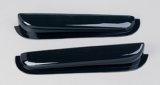 Auto Ventshade Stainless Steel Ventshades 12405 Side Window Visors, Screw-In, Ventvisors, Steel, Natural, International, Pair thumbnail 1