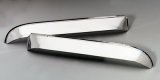 Auto Ventshade Stainless Steel Ventshades 12405 Side Window Visors, Screw-In, Ventvisors, Steel, Natural, International, Pair thumbnail 2