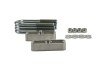 Belltech Rear Block Kits 6000 Lowering Blocks/U-Bolts, Aluminum, 1.00 in. Drop, Rear, for 3.00 in. Axle Tube Diameter, Chevy, GMC/Isuzu, Kit thumbnail 6
