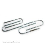 Belltech Rear Block Kits 6000 Lowering Blocks/U-Bolts, Aluminum, 1.00 in. Drop, Rear, for 3.00 in. Axle Tube Diameter, Chevy, GMC/Isuzu, Kit thumbnail 9