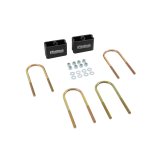 Belltech Rear Block Kits 6202 Lowering Blocks, U-Bolts, Aluminum, 3 in., Rear, Chevy, GMC, Isuzu, Mitsubishi, for Nissan, Toyota, Kit thumbnail 5