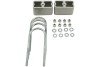 Belltech Rear Block Kits 6202 Lowering Blocks, U-Bolts, Aluminum, 3 in., Rear, Chevy, GMC, Isuzu, Mitsubishi, for Nissan, Toyota, Kit thumbnail 7