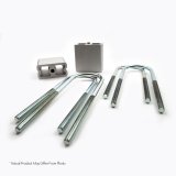 Belltech Rear Block Kits 6202 Lowering Blocks, U-Bolts, Aluminum, 3 in., Rear, Chevy, GMC, Isuzu, Mitsubishi, for Nissan, Toyota, Kit thumbnail 8