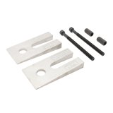 Belltech Pinion Shims 4979 Axle Shims, Aluminum, 6 Degree, 2.5 in. Wide, Pair thumbnail 1