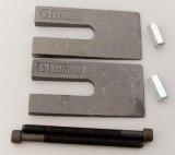 Belltech Pinion Shims 4977 Axle Shims, Aluminum, 4 Degree, 2.5 in. Wide, Pair thumbnail 1