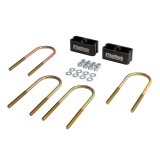 Belltech Rear Block Kits 6100 Lowering Blocks/U-Bolts, Aluminum, 2 in. Drop, Rear, Chevy, GMC/Isuzu, Pickup/SUV, Kit thumbnail 1