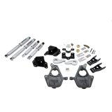 Belltech Lowering Kits with Street Performance Shock Absorbers 661SP Suspension Lowering, Coil Spring Front, Shackle/Hanger Rear, Shocks, 3 in. Front, 4 in. Rear, Chevy, GMC, Kit thumbnail 3