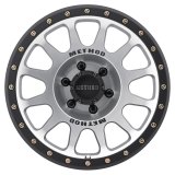Method Race Wheels MR305 NV Machined Face with Matte Black Lip MR30589060318 Wheel, NV, Aluminum, Black/Machined, 18 in. x 9 in., 6 x 5.5 in. Bolt Circle, 5.75 in. Backspace thumbnail 2