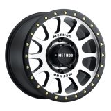 Method Race Wheels MR305 NV Machined Face with Matte Black Lip MR30578580300 Wheels, Lip, Aluminum, Silver, 17 in. x 8.50 in., 8 x 6.50 in. Bolt Circle, 4.750 in. Backspacing, Each thumbnail 1