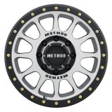 Method Race Wheels MR305 NV Machined Face with Matte Black Lip MR30578580300 Wheels, Lip, Aluminum, Silver, 17 in. x 8.50 in., 8 x 6.50 in. Bolt Circle, 4.750 in. Backspacing, Each thumbnail 2