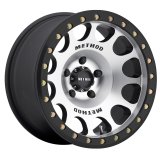 Method Race Wheels MR105 Beadlock Machined Face with Matte Black Lip MR10579050338B Wheels, Lip, 17 in. x 9.0 in., Aluminum, Silver, 5 x 5 in. Bolt Circle, 3.50 in. Backspacing, Each thumbnail 1