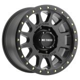 Method Race Wheels MR305 NV Matte Black MR30589080518H Wheels, NV, Aluminum, Black, 18 in. x 9.00 in., 8 x 6.50 in. Bolt Circle, 5.750 in. Backspacing, Each thumbnail 1
