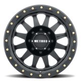 Method Race Wheels MR304 Double Standard Matte Black MR30478580500 Wheel, Race, Standard, Aluminum, Black, 17 in. x 8.5 in., 8 x 6.5 in./8 x 165.10mm Bolt Circle, 4.75 in. Backspace, Each thumbnail 2