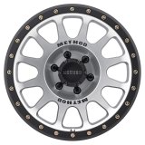 Method Race Wheels MR305 NV Machined Face with Matte Black Lip MR30589060300 Wheels, Lip, Aluminum, Silver, 18 in. x 9.00 in., 6 x 5.5 in./139.7mm, 5.00 in. Backspacing, Each thumbnail 2