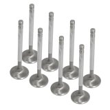 Manley Budget Series Replacement Valves 10649-8 Valves, Exhaust, Stainless Steel, 1.600 in. Diameter, .341 in. Stem, 4.910 in. Length, Chevy, Set of 8 thumbnail 1
