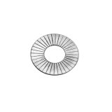 Manley Valve Spring Shims 03273-50 Shim, Hardened, 0.645 in. I.D., 1.625 in. O.D., 0.030 in. Thick, Set of 50 thumbnail 2