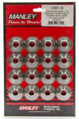 Manley Street Master Steel Valve Spring Retainers 23656-16 Retainers, Titanium, 10 Degree, 1.550 in. Outside Diameter, .705 in. Inside Diameter, Set of 16 thumbnail 2