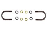 Spicer Drivetrain Products U-Joint U-Bolt Kits 3-94-18X Fasteners, Kits, 1350-1410 Style, Steel, Natural, 1.188 in. Bearing Cap O.D., Differential Location, Pair thumbnail 4