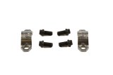 Spicer Drivetrain Products U-Joint Strap Kits 3-70-38X Fasteners, Kits, 1480 Style, Steel, Natural, 1.375 in. Bearing Cap O.D., Differential Location, Chevy, Ford, GMC, Pair thumbnail 3