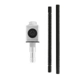 Earl's Performance Weld-Less Fuel Return Fittings 166025ERL Fitting, Adapter,Hose Bard to Straight Cut O-Ring, 90 Degrees, Aluminum, Natural, -6 AN O-Ring, 3/8 in. Hose Barb, Cell Return, Kit thumbnail 5