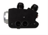 Earl's Performance Oil Cooler Adapters 1129ERL Adapter, Right Angle, -10 AN Inlet, -10 AN Outlet, Billet Aluminum, Black Anodized, 180 Degree Thermostat, Hardware, Each thumbnail 3