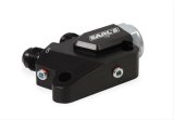 Earl's Performance Oil Cooler Adapters 1129ERL Adapter, Right Angle, -10 AN Inlet, -10 AN Outlet, Billet Aluminum, Black Anodized, 180 Degree Thermostat, Hardware, Each thumbnail 4